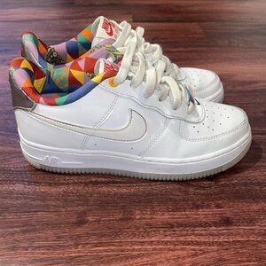 Nike Air Force One (AF1) White/Playful Print